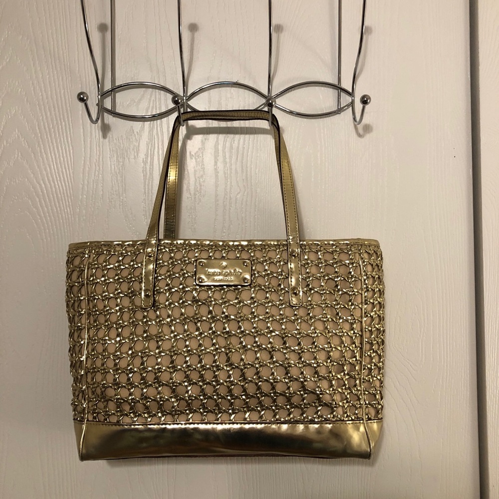 Kate spade Gold Metallic Purse Handbag